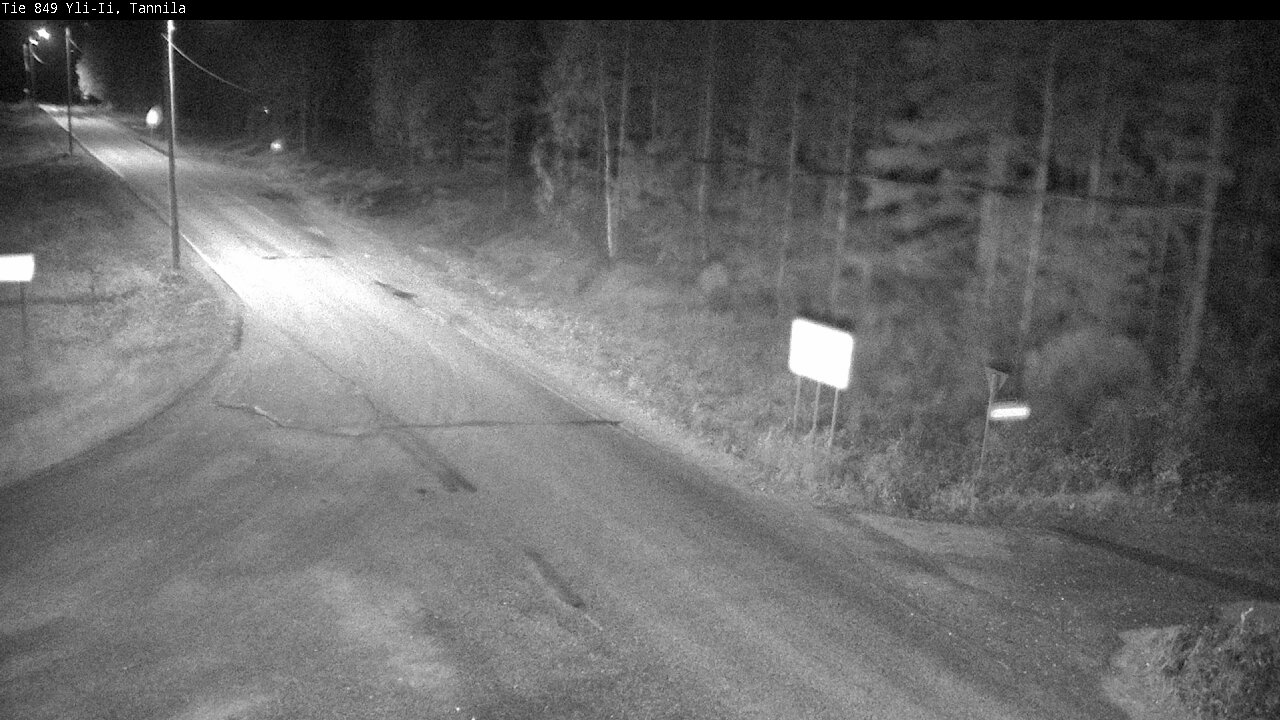 Weather Camera Image Väg 849 Yli-Ii, Tannila, Oulu, Pohjois-Pohjanmaa