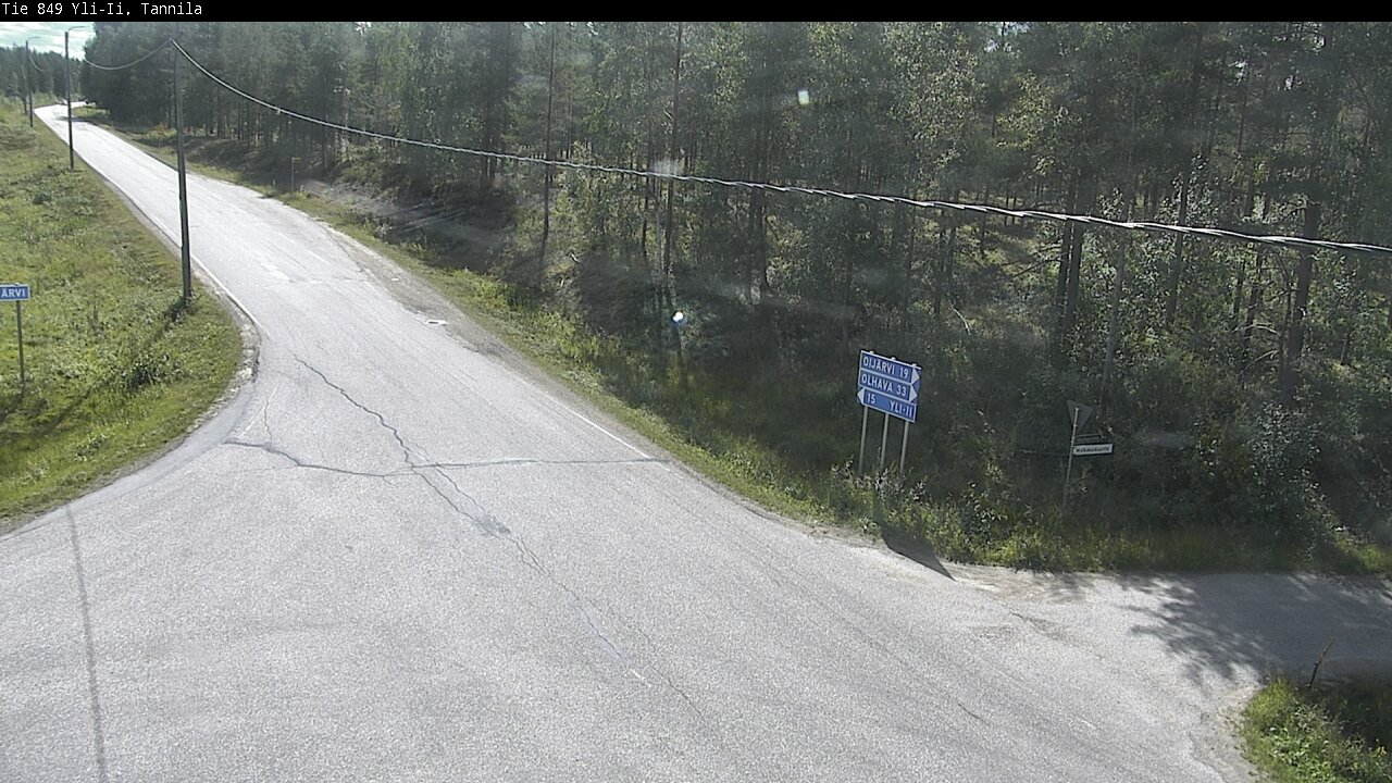 Weather Camera Image Road 849 Yli-Ii, Tannila, Oulu, Pohjois-Pohjanmaa