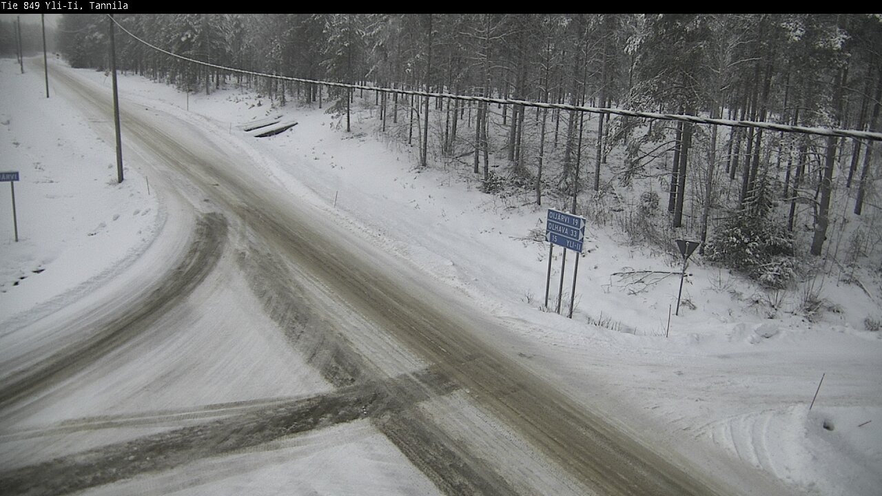 Weather Camera Image Road 849 Yli-Ii, Tannila, Oulu, Pohjois-Pohjanmaa
