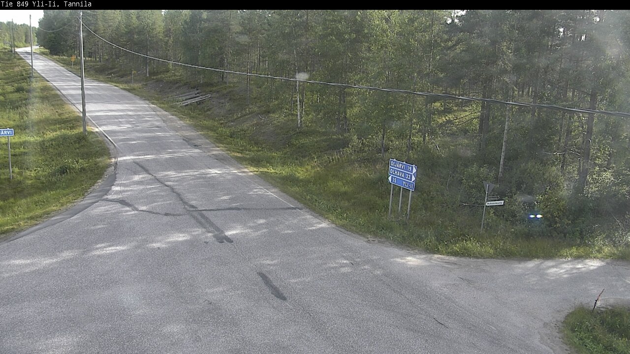 Weather Camera Image Road 849 Yli-Ii, Tannila, Oulu, Pohjois-Pohjanmaa