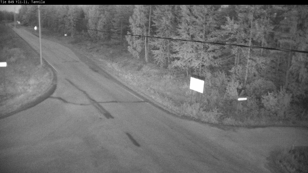 Weather Camera Image Road 849 Yli-Ii, Tannila, Oulu, Pohjois-Pohjanmaa