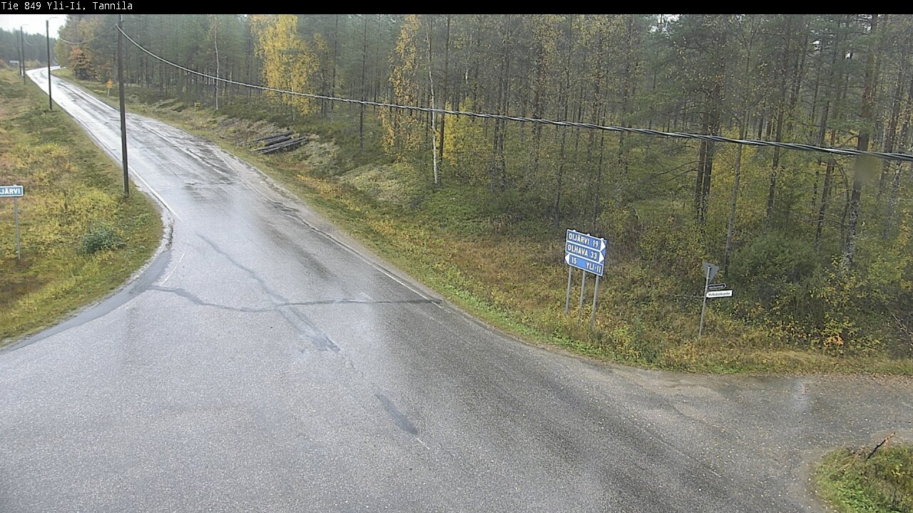 Weather Camera Image Road 849 Yli-Ii, Tannila, Oulu, Pohjois-Pohjanmaa