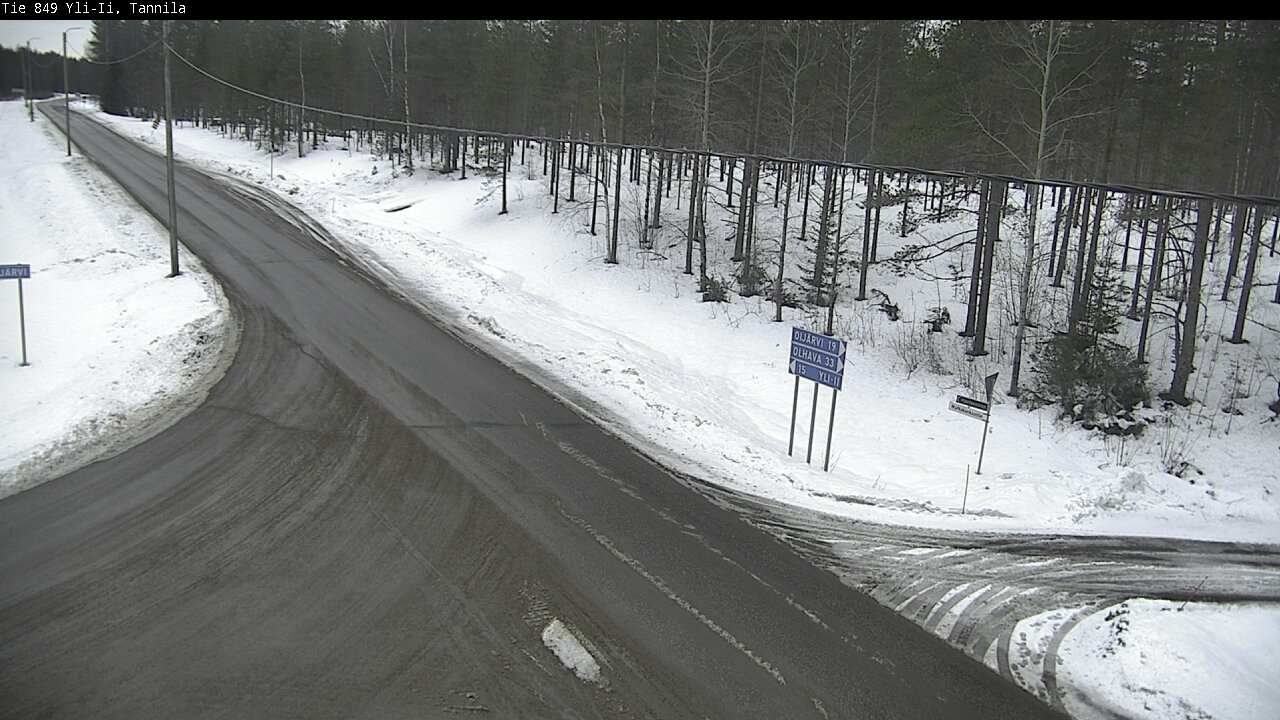 Weather Camera Image Road 849 Yli-Ii, Tannila, Oulu, Pohjois-Pohjanmaa