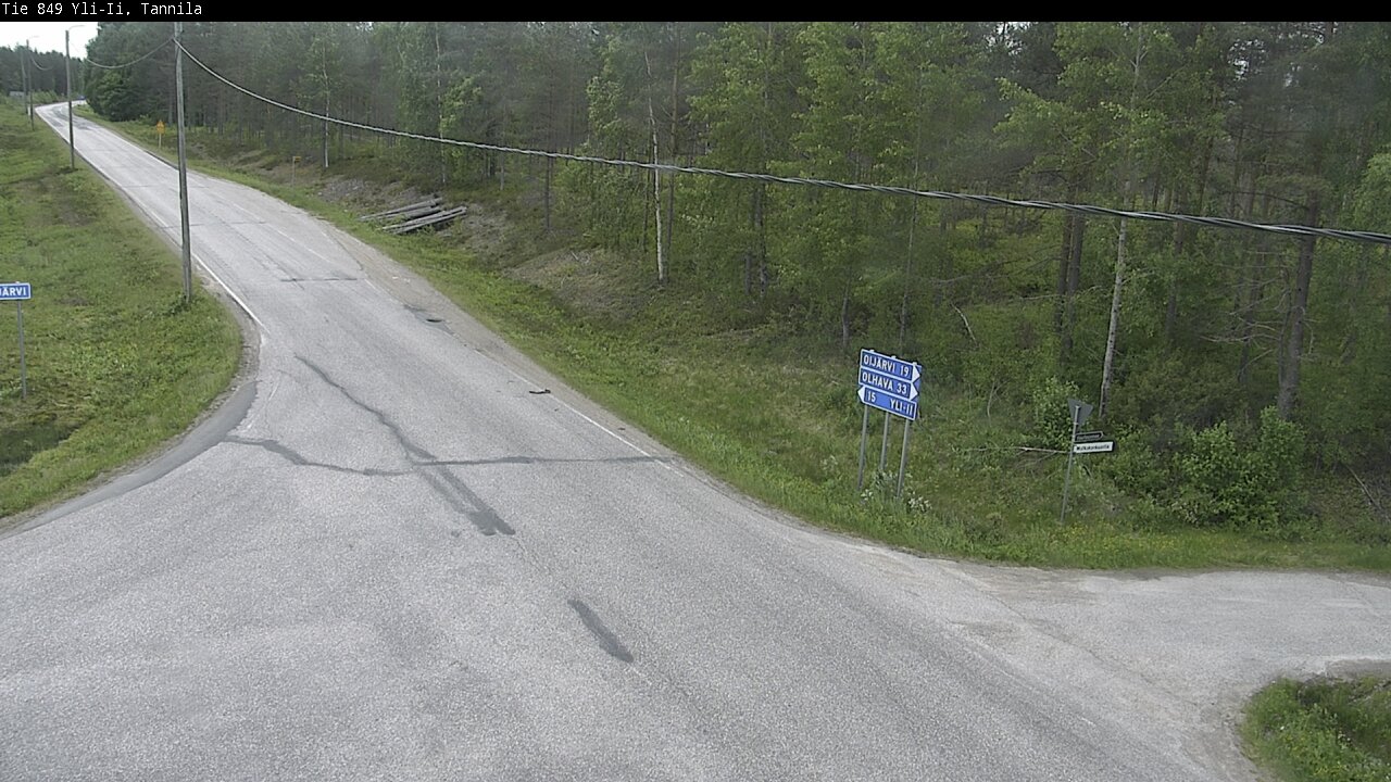 Weather Camera Image Road 849 Yli-Ii, Tannila, Oulu, Pohjois-Pohjanmaa