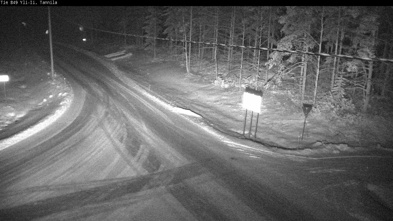 Weather Camera Image Road 849 Yli-Ii, Tannila, Oulu, Pohjois-Pohjanmaa