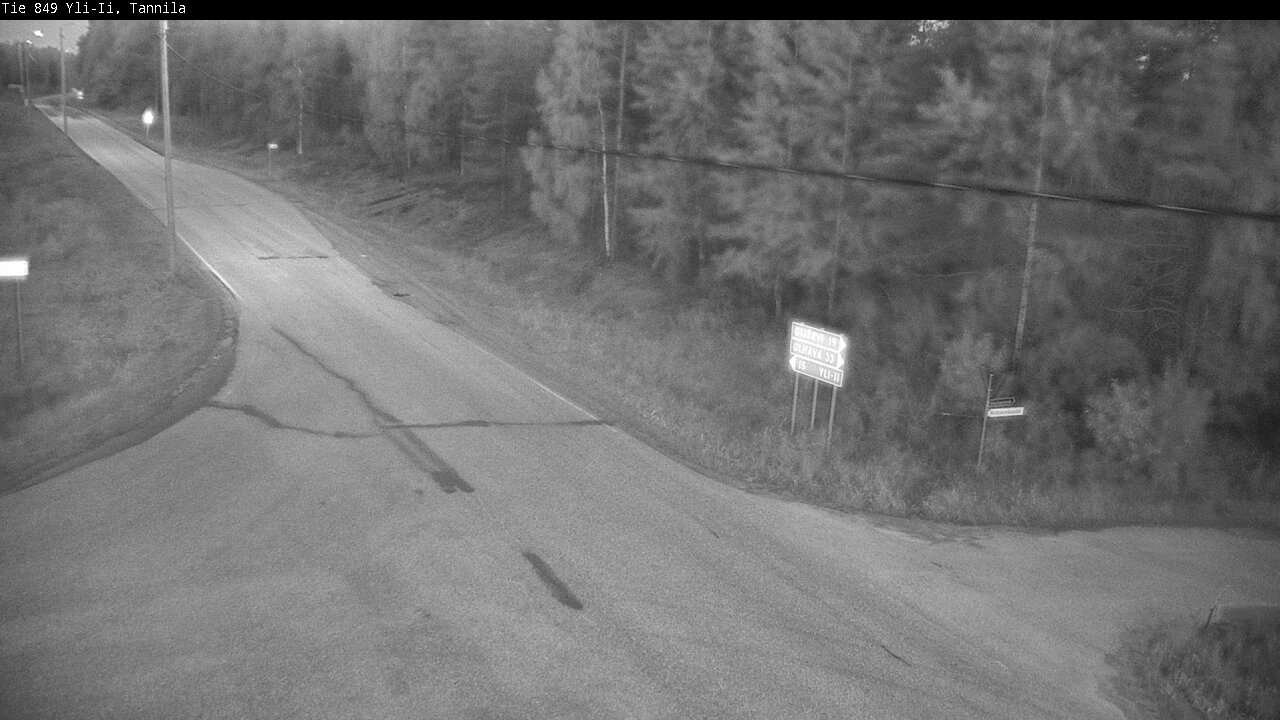 Weather Camera Image Road 849 Yli-Ii, Tannila, Oulu, Pohjois-Pohjanmaa