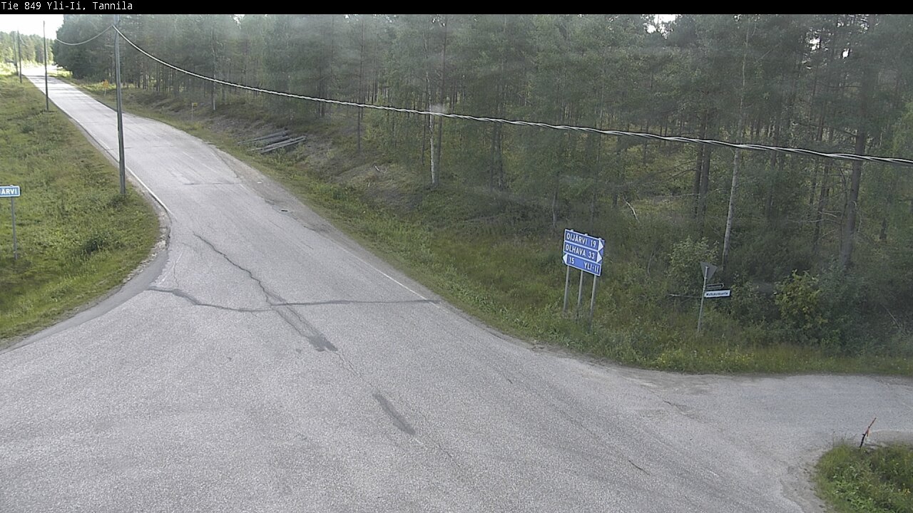 Weather Camera Image Road 849 Yli-Ii, Tannila, Oulu, Pohjois-Pohjanmaa