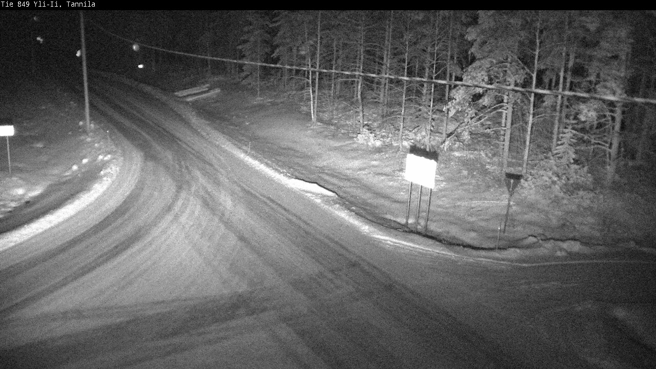 Weather Camera Image Väg 849 Yli-Ii, Tannila, Oulu, Pohjois-Pohjanmaa