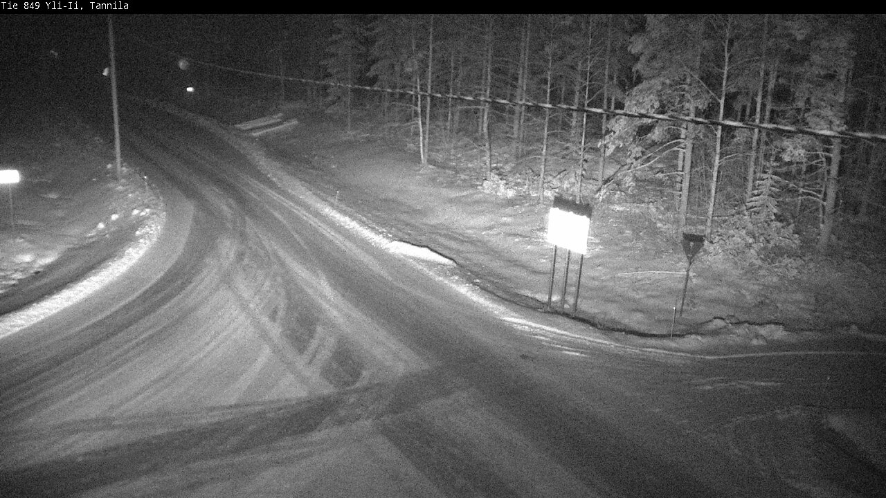 Weather Camera Image Road 849 Yli-Ii, Tannila, Oulu, Pohjois-Pohjanmaa