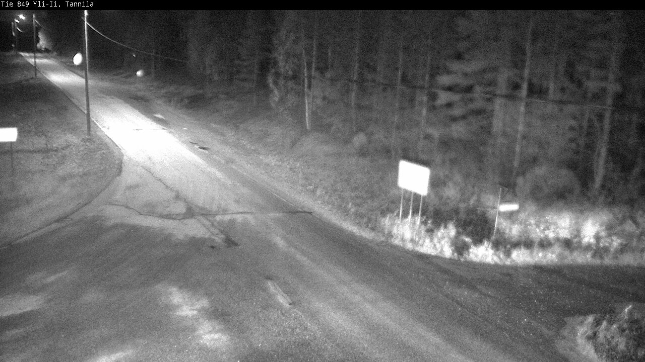 Weather Camera Image Väg 849 Yli-Ii, Tannila, Oulu, Pohjois-Pohjanmaa