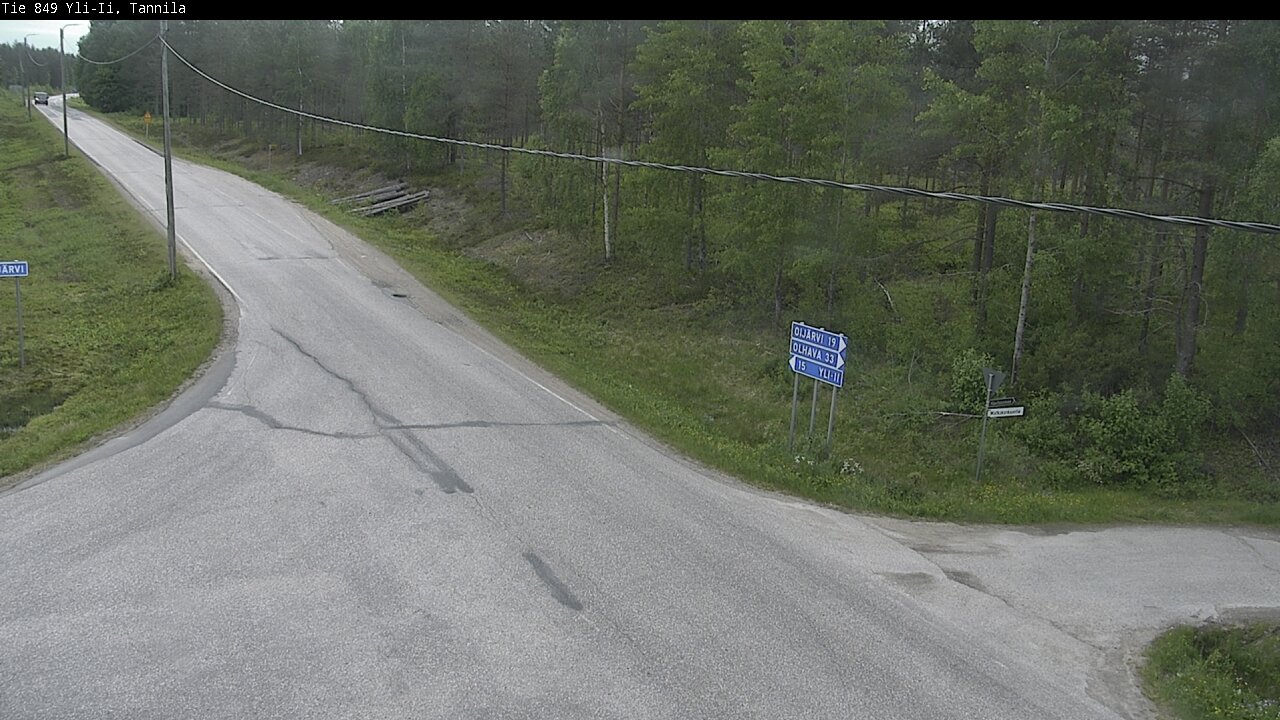 Kelikamerat Kuva Tie 849 Yli-Ii, Tannila, Oulu, Pohjois-Pohjanmaa