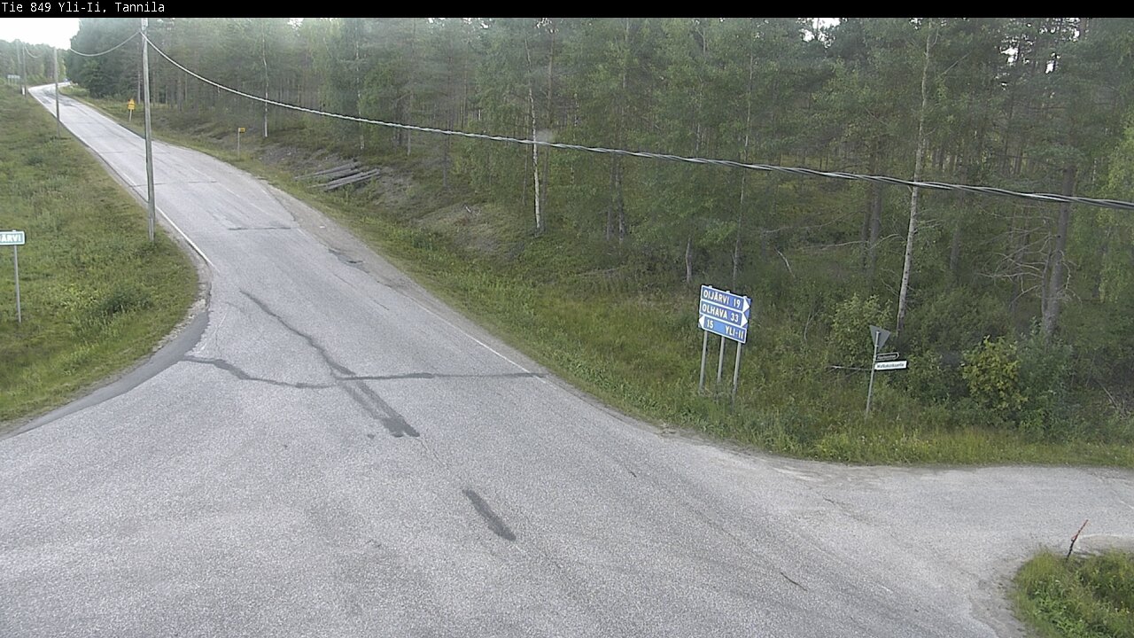 Weather Camera Image Road 849 Yli-Ii, Tannila, Oulu, Pohjois-Pohjanmaa