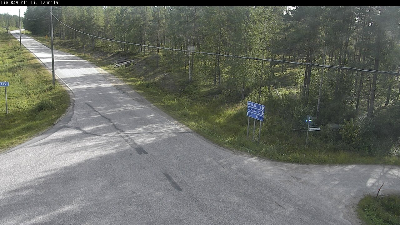 Weather Camera Image Road 849 Yli-Ii, Tannila, Oulu, Pohjois-Pohjanmaa