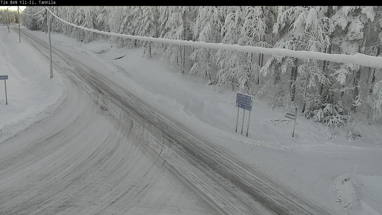 Weather Camera Image Road 849 Yli-Ii, Tannila, Oulu, Pohjois-Pohjanmaa