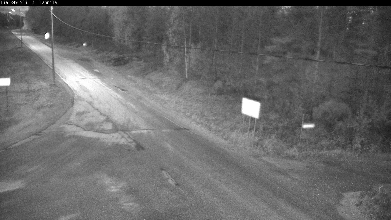 Weather Camera Image Väg 849 Yli-Ii, Tannila, Oulu, Pohjois-Pohjanmaa