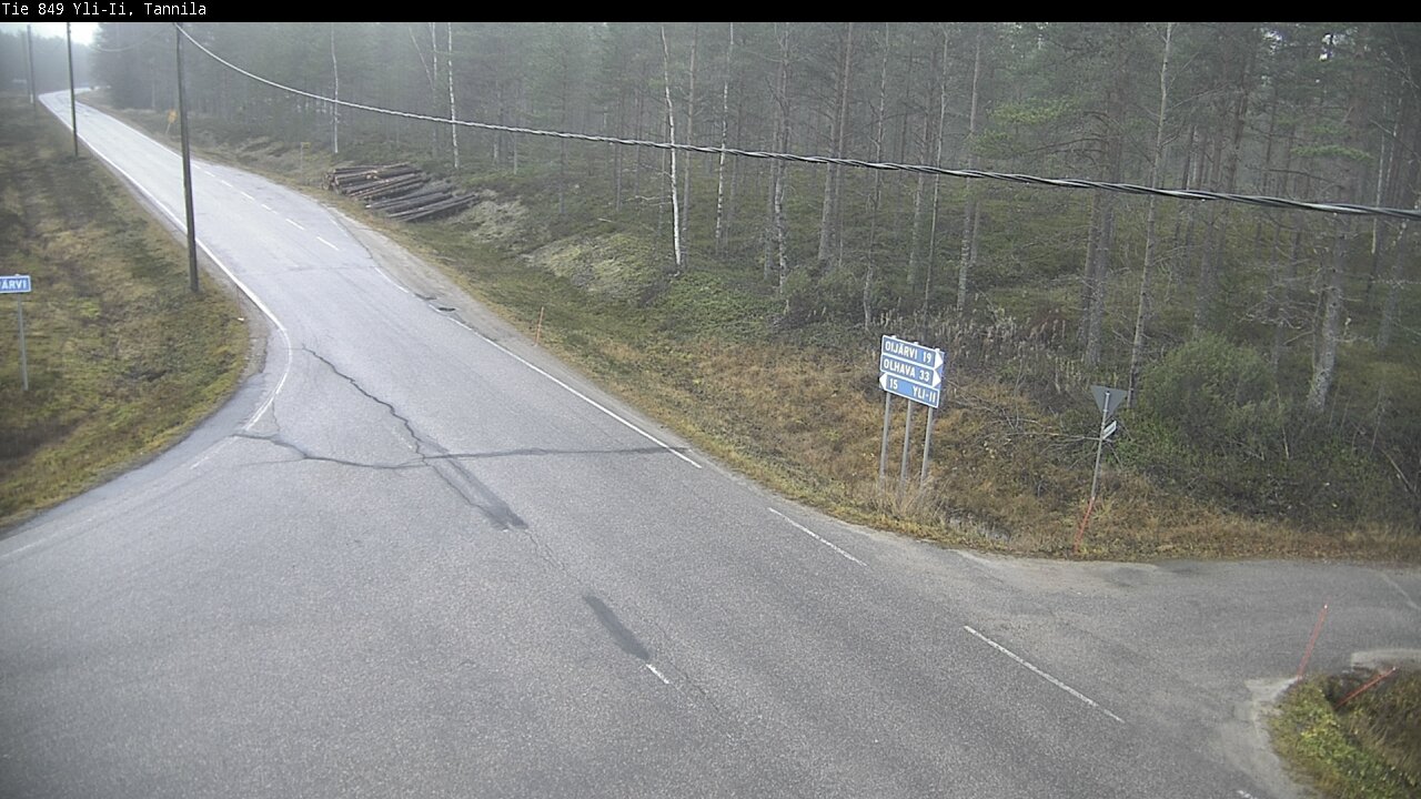 Kelikamerat Kuva Tie 849 Yli-Ii, Tannila, Oulu, Pohjois-Pohjanmaa