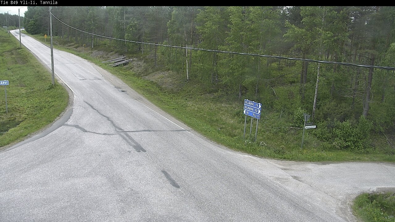Kelikamerat Kuva Tie 849 Yli-Ii, Tannila, Oulu, Pohjois-Pohjanmaa