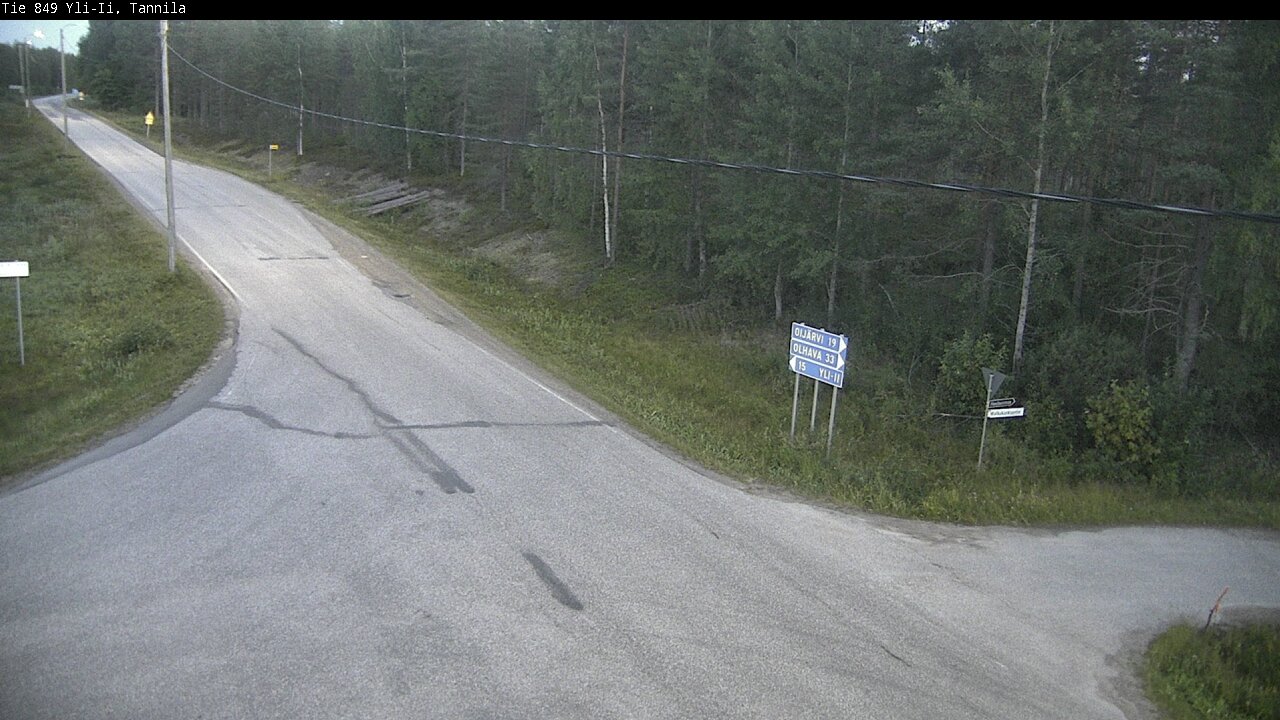 Weather Camera Image Road 849 Yli-Ii, Tannila, Oulu, Pohjois-Pohjanmaa