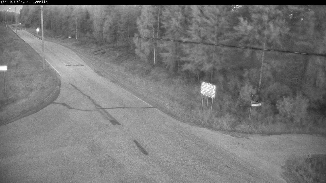 Weather Camera Image Road 849 Yli-Ii, Tannila, Oulu, Pohjois-Pohjanmaa