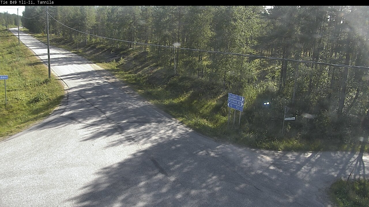 Weather Camera Image Road 849 Yli-Ii, Tannila, Oulu, Pohjois-Pohjanmaa