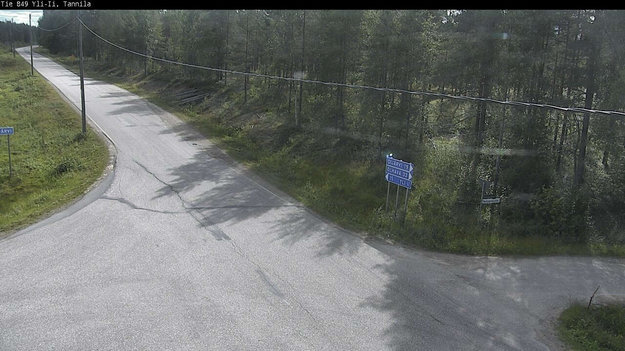 Weather Camera Image Road 849 Yli-Ii, Tannila, Oulu, Pohjois-Pohjanmaa