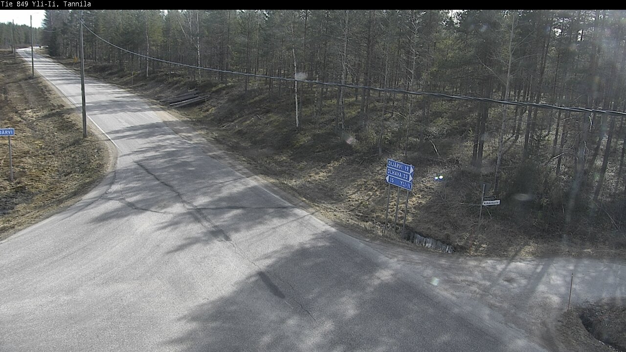 Weather Camera Image Väg 849 Yli-Ii, Tannila, Oulu, Pohjois-Pohjanmaa