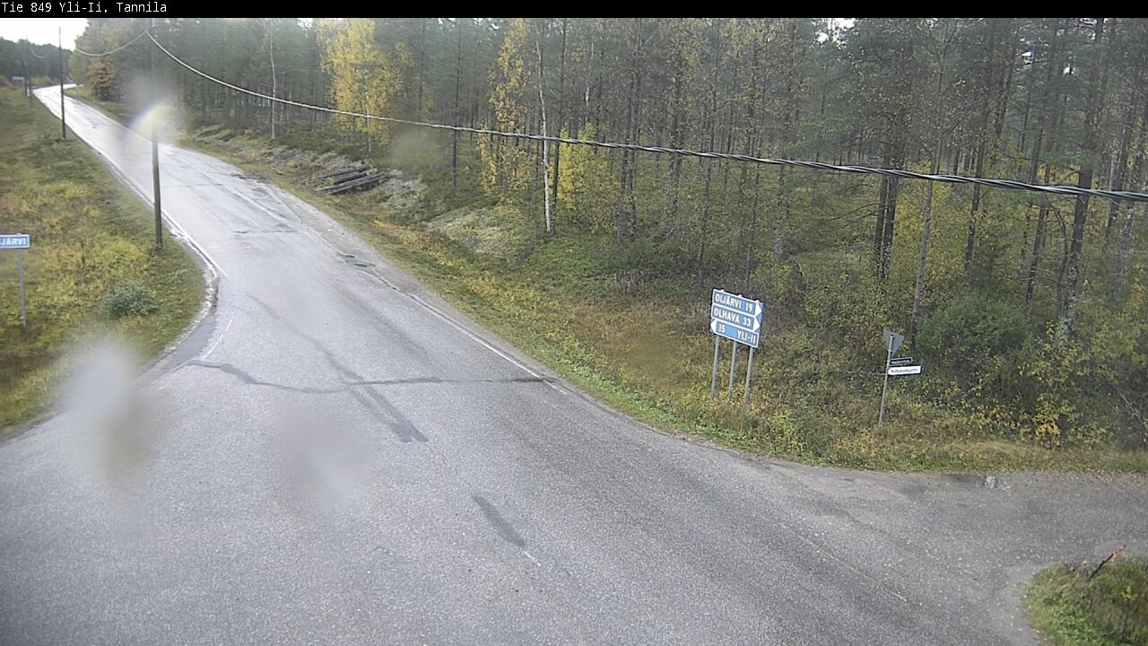 Weather Camera Image Väg 849 Yli-Ii, Tannila, Oulu, Pohjois-Pohjanmaa