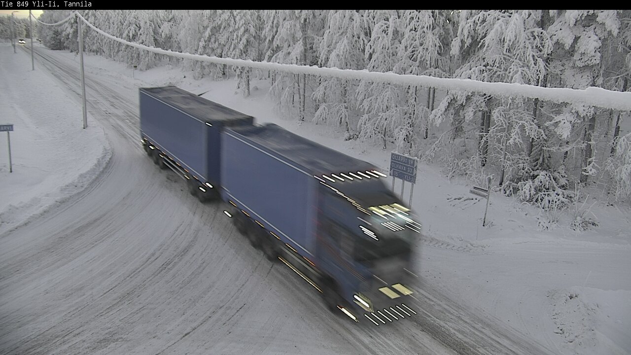 Weather Camera Image Road 849 Yli-Ii, Tannila, Oulu, Pohjois-Pohjanmaa