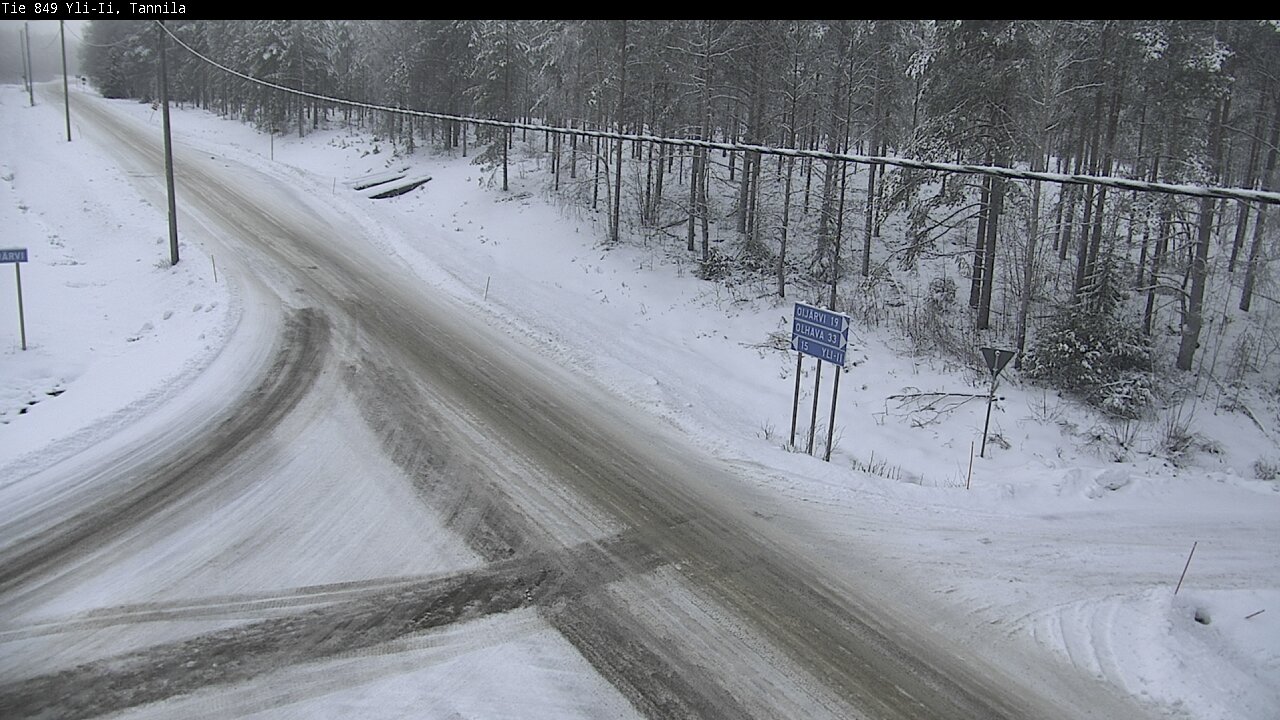 Weather Camera Image Road 849 Yli-Ii, Tannila, Oulu, Pohjois-Pohjanmaa