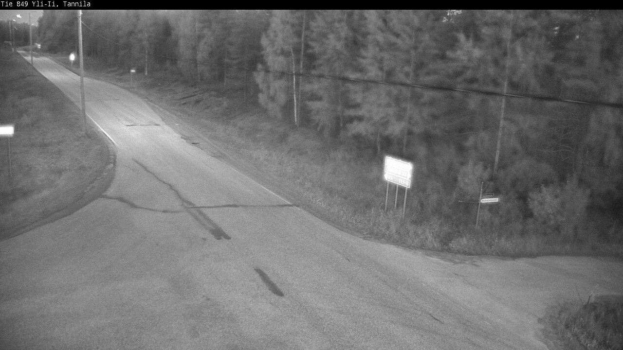 Weather Camera Image Road 849 Yli-Ii, Tannila, Oulu, Pohjois-Pohjanmaa