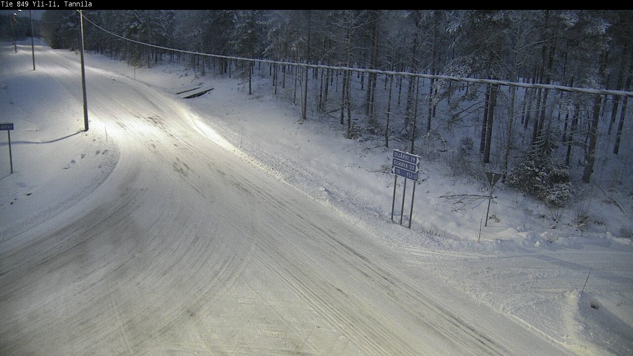 Kelikamerat Kuva Tie 849 Yli-Ii, Tannila, Oulu, Pohjois-Pohjanmaa