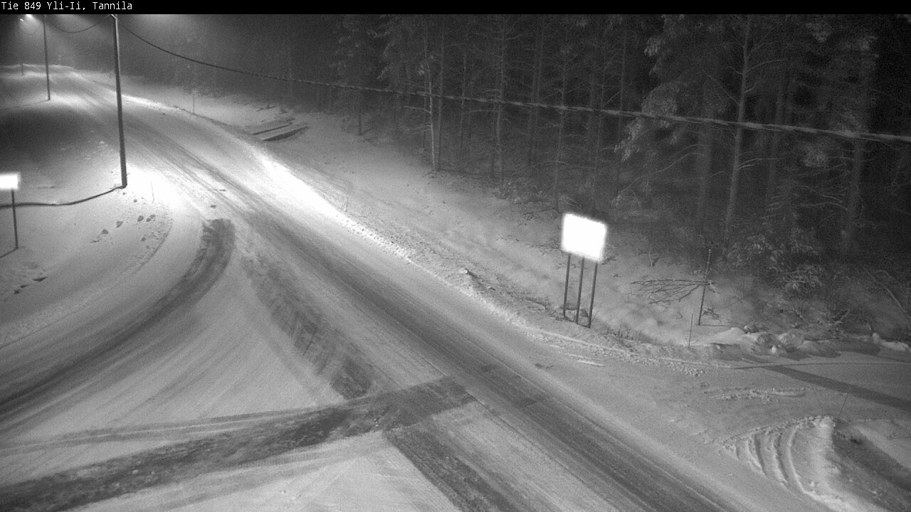 Weather Camera Image Road 849 Yli-Ii, Tannila, Oulu, Pohjois-Pohjanmaa