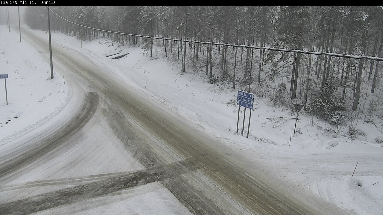 Weather Camera Image Road 849 Yli-Ii, Tannila, Oulu, Pohjois-Pohjanmaa