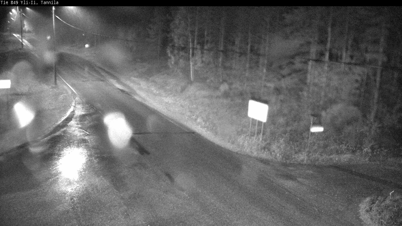 Weather Camera Image Väg 849 Yli-Ii, Tannila, Oulu, Pohjois-Pohjanmaa