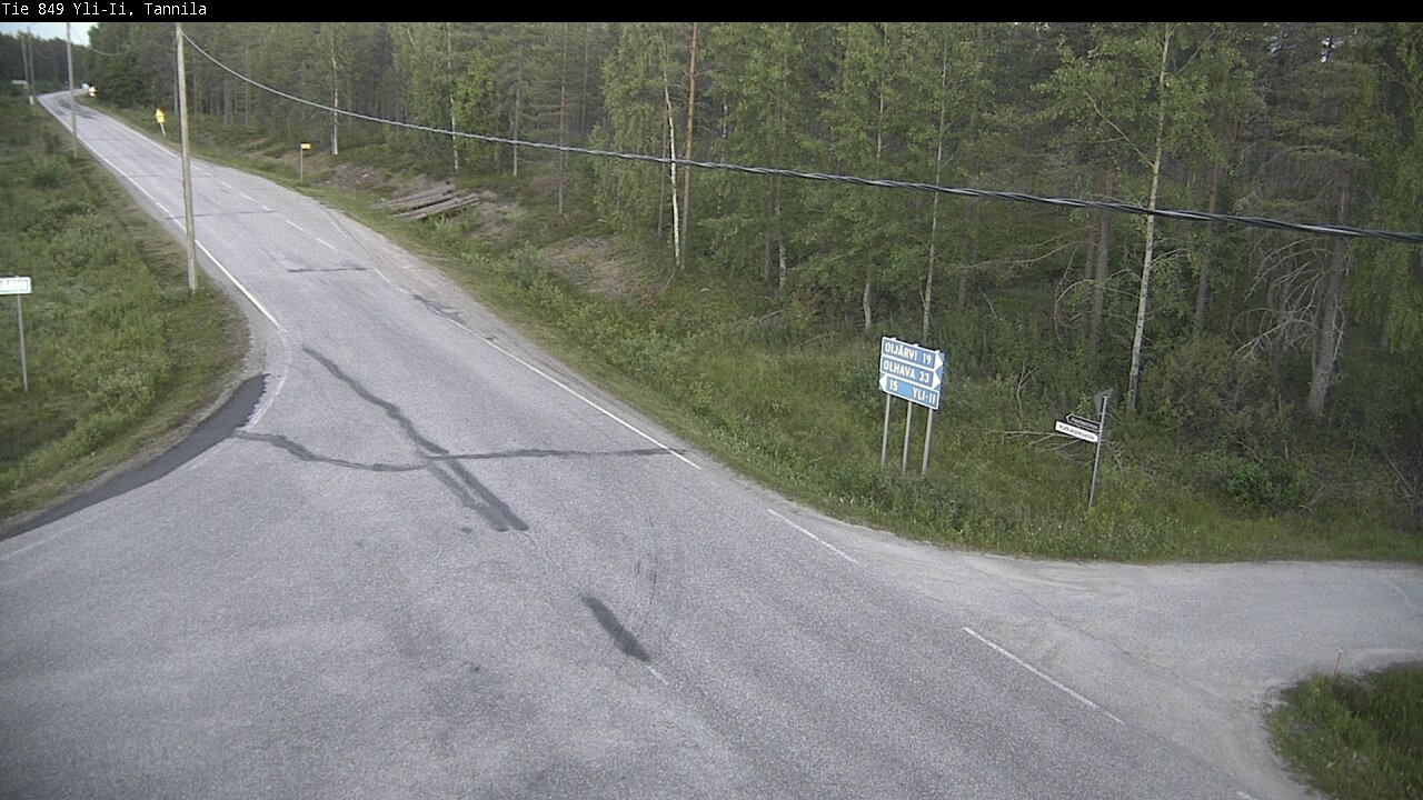 Kelikamerat Kuva Tie 849 Yli-Ii, Tannila, Oulu, Pohjois-Pohjanmaa