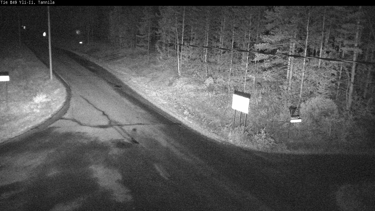 Weather Camera Image Väg 849 Yli-Ii, Tannila, Oulu, Pohjois-Pohjanmaa