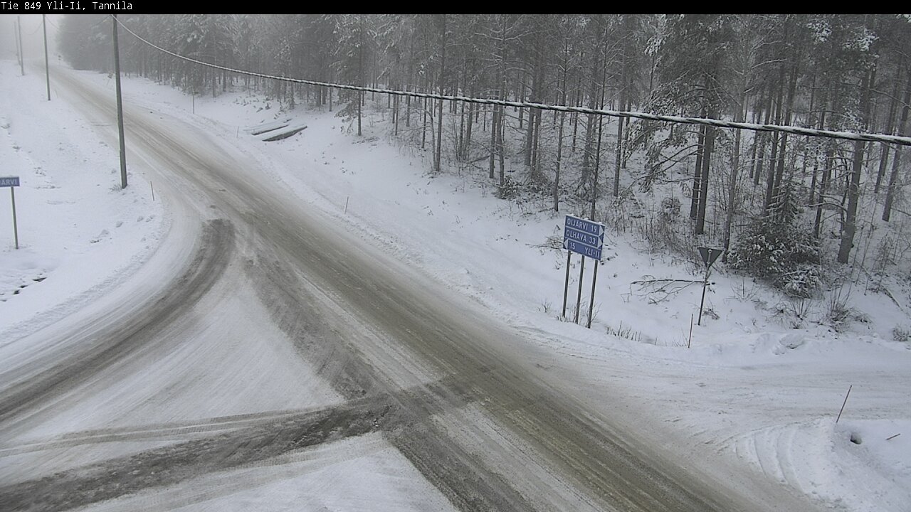 Weather Camera Image Road 849 Yli-Ii, Tannila, Oulu, Pohjois-Pohjanmaa