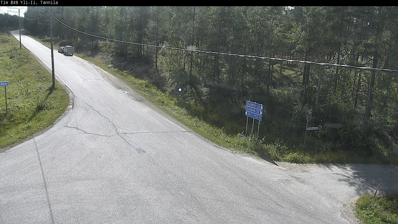 Weather Camera Image Road 849 Yli-Ii, Tannila, Oulu, Pohjois-Pohjanmaa