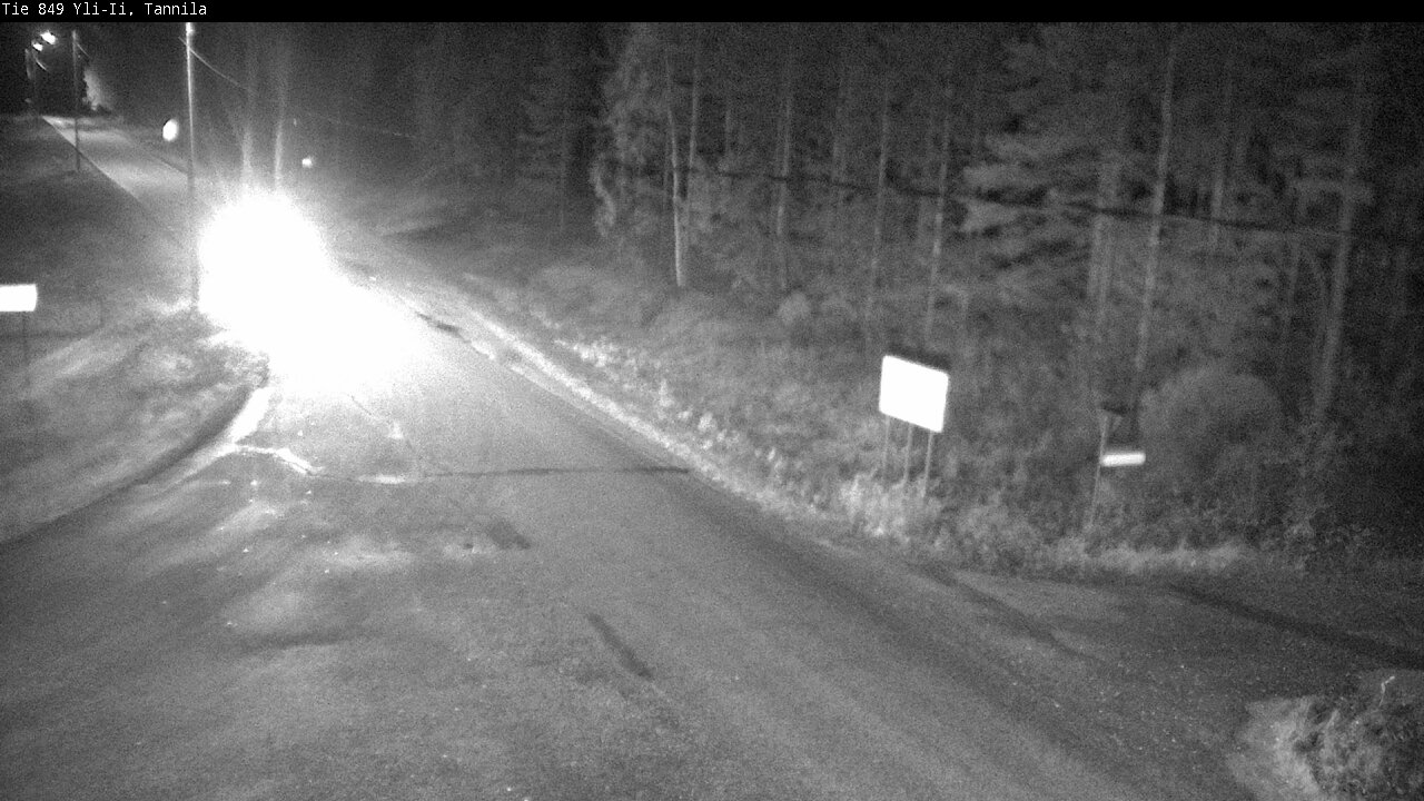Weather Camera Image Väg 849 Yli-Ii, Tannila, Oulu, Pohjois-Pohjanmaa