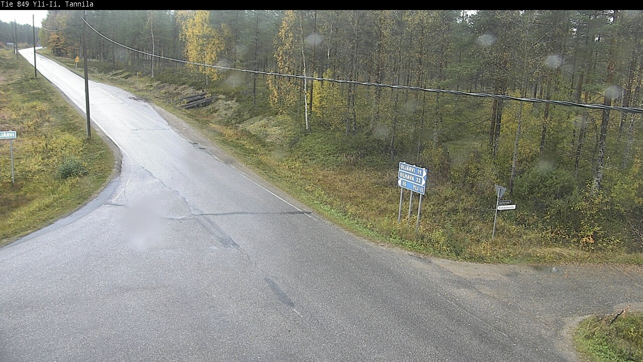 Weather Camera Image Road 849 Yli-Ii, Tannila, Oulu, Pohjois-Pohjanmaa