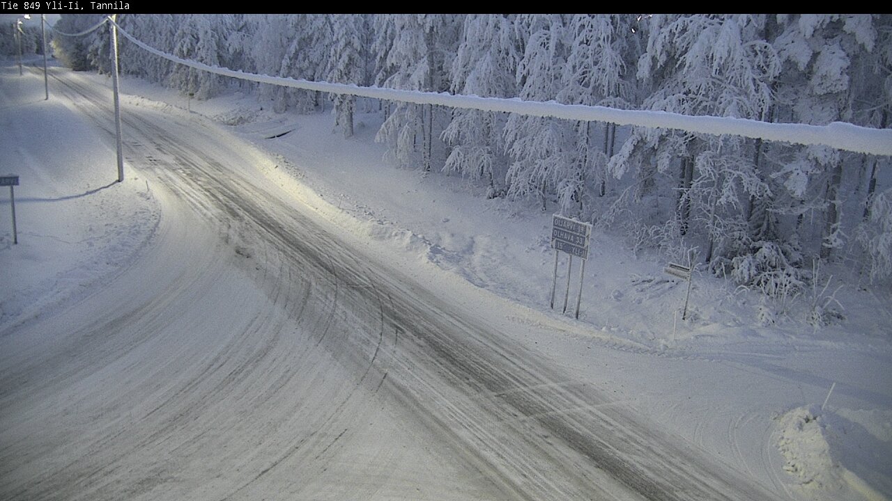 Weather Camera Image Road 849 Yli-Ii, Tannila, Oulu, Pohjois-Pohjanmaa