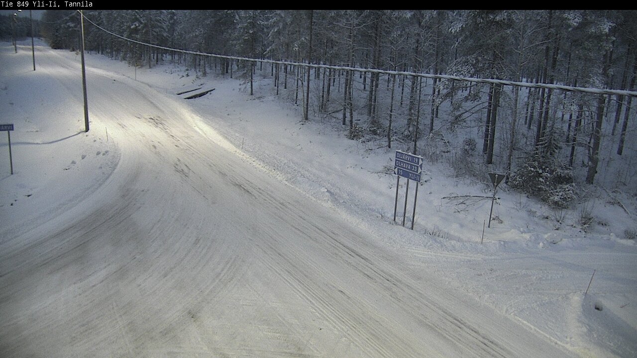 Kelikamerat Kuva Tie 849 Yli-Ii, Tannila, Oulu, Pohjois-Pohjanmaa