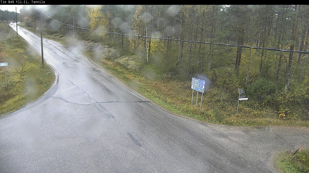 Weather Camera Image Väg 849 Yli-Ii, Tannila, Oulu, Pohjois-Pohjanmaa