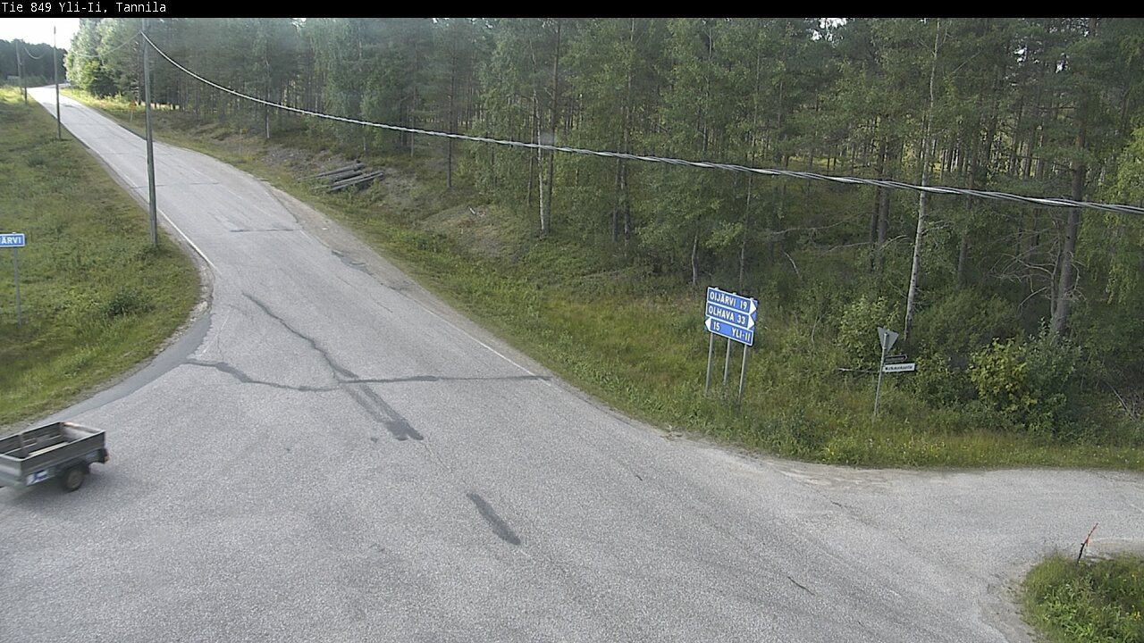 Kelikamerat Kuva Tie 849 Yli-Ii, Tannila, Oulu, Pohjois-Pohjanmaa