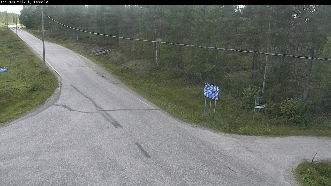 Weather Camera Image Road 849 Yli-Ii, Tannila, Oulu, Pohjois-Pohjanmaa