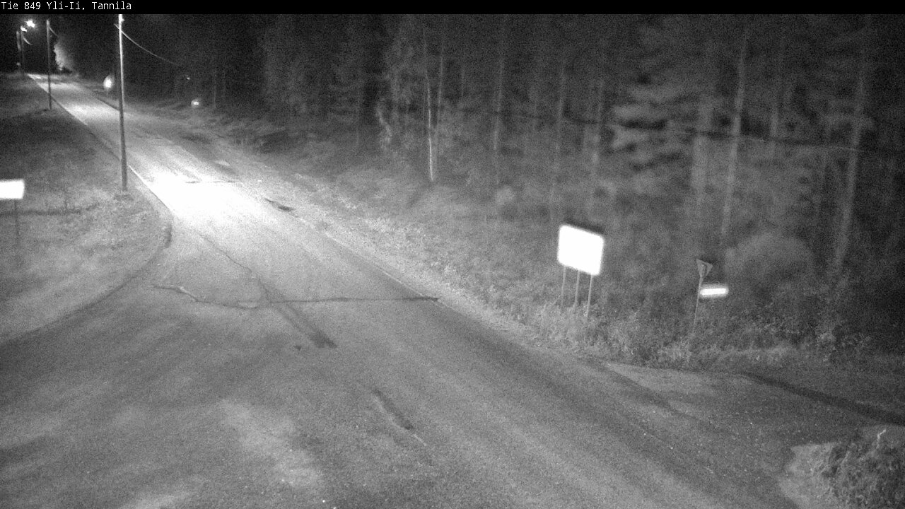 Weather Camera Image Väg 849 Yli-Ii, Tannila, Oulu, Pohjois-Pohjanmaa