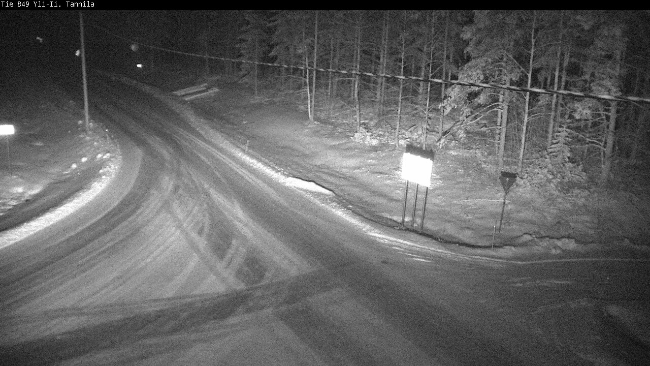 Weather Camera Image Road 849 Yli-Ii, Tannila, Oulu, Pohjois-Pohjanmaa