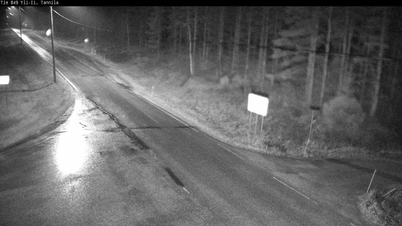 Weather Camera Image Väg 849 Yli-Ii, Tannila, Oulu, Pohjois-Pohjanmaa