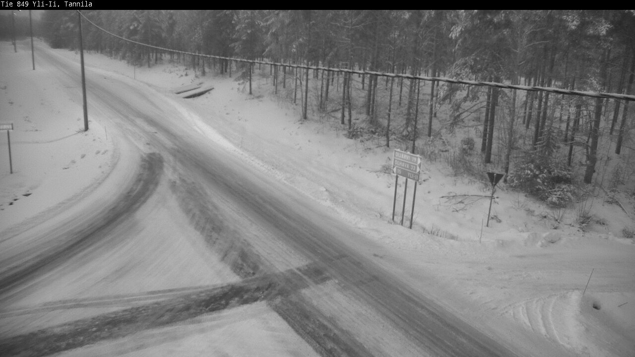 Weather Camera Image Road 849 Yli-Ii, Tannila, Oulu, Pohjois-Pohjanmaa