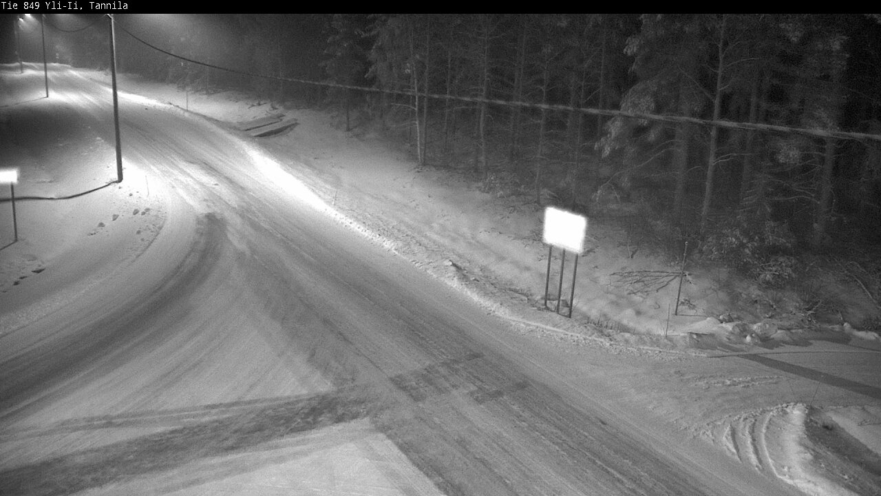 Weather Camera Image Väg 849 Yli-Ii, Tannila, Oulu, Pohjois-Pohjanmaa